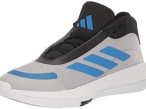 adidas Unisex Bounce Legends Sneaker, Grey/Bright Royal/Core Black, 11 US Men