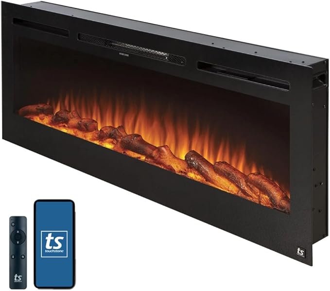 Touchstone Smart Electric Fireplace-The Sideline 50"